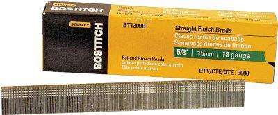 Main 3 - BOSTITCH 5/8" BROWN GALV BRADS 18-GA (3.0M) BT-1300B - Arlington Coal & Lumber