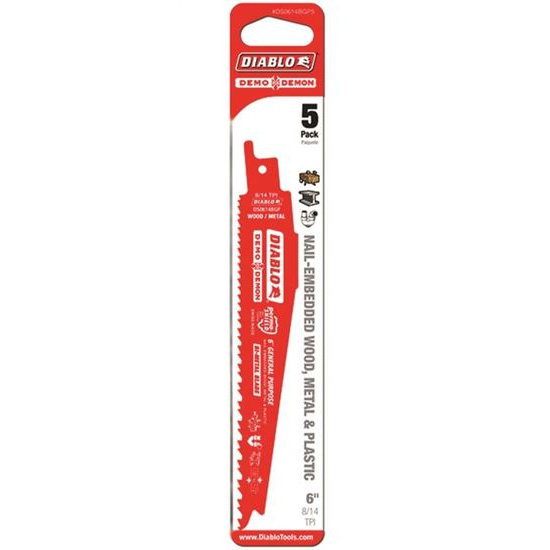 Main 1 - DIALBO DS0614BGP5 RECIP BLD 6IN 5PK - Arlington Coal & Lumber