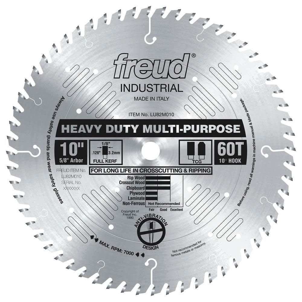 Main 1 - LU82M010 DIABLO 10"X60TH GENERAL PURPOSE BLADE - Arlington Coal & Lumber