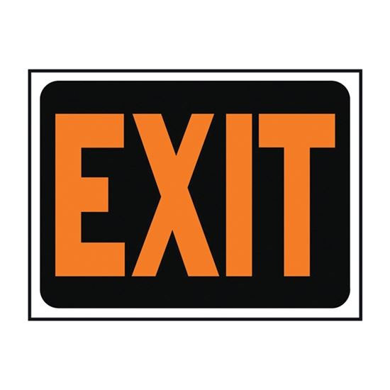 Main 1 - 3003 EXIT PLASTIC HYGLO SIGN SIGN EXIT HYGLO 9X12IN PLASTIC - Arlington Coal & Lumber