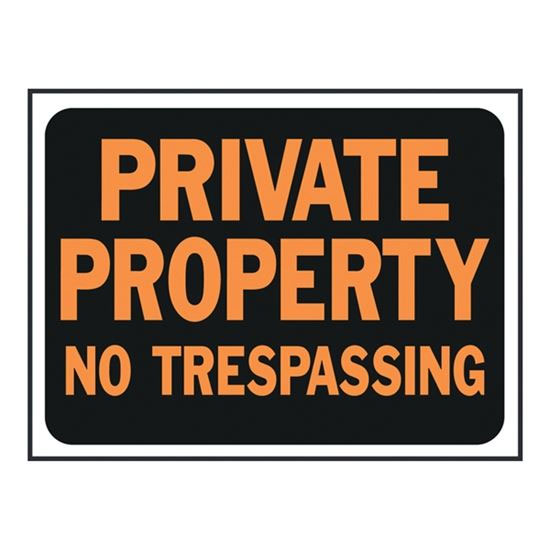 Main 1 - SIGN PRIVATE PROPERTY PLASTIC - Arlington Coal & Lumber