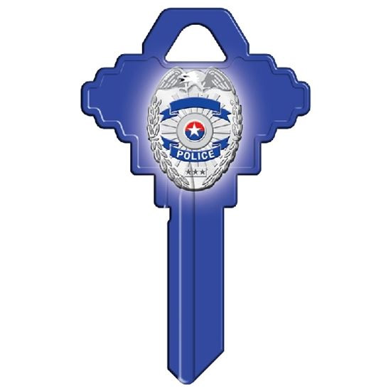 Main 1 - SC1 KEYBLANK POLICE BADGE - Arlington Coal & Lumber