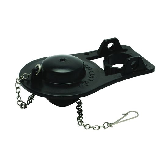 Main 1 - TOILET FLAPPER SURE-FIT BLACK - Arlington Coal & Lumber