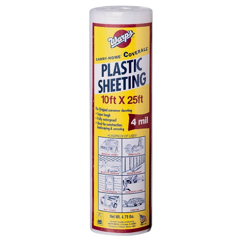 Main 1 - 10 X 25 (4.0 MIL) CLEAR POLYETHYLENE  - Arlington Coal & Lumber