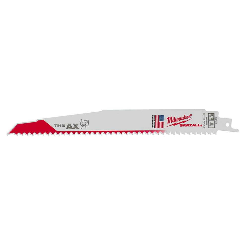 Main 1 - MILWAUKEE 9" AX RECIPROCATING SAW BLADE 5PK 48-00-5026 - Arlington Coal & Lumber