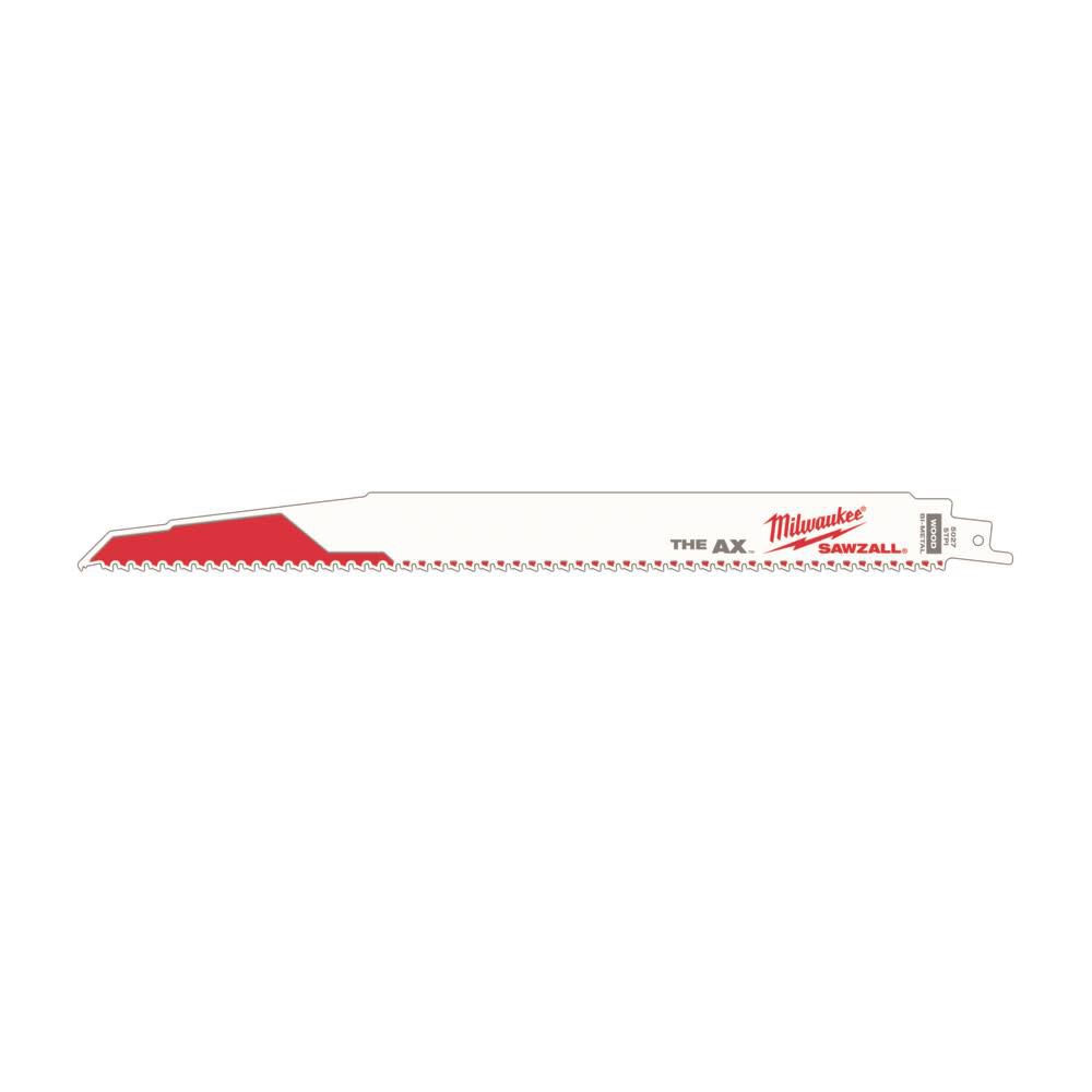 Main 1 - MILWAUKEE 12" AX RECIPROCATING SAW BLADE 5PK 48-00-5027 - Arlington Coal & Lumber