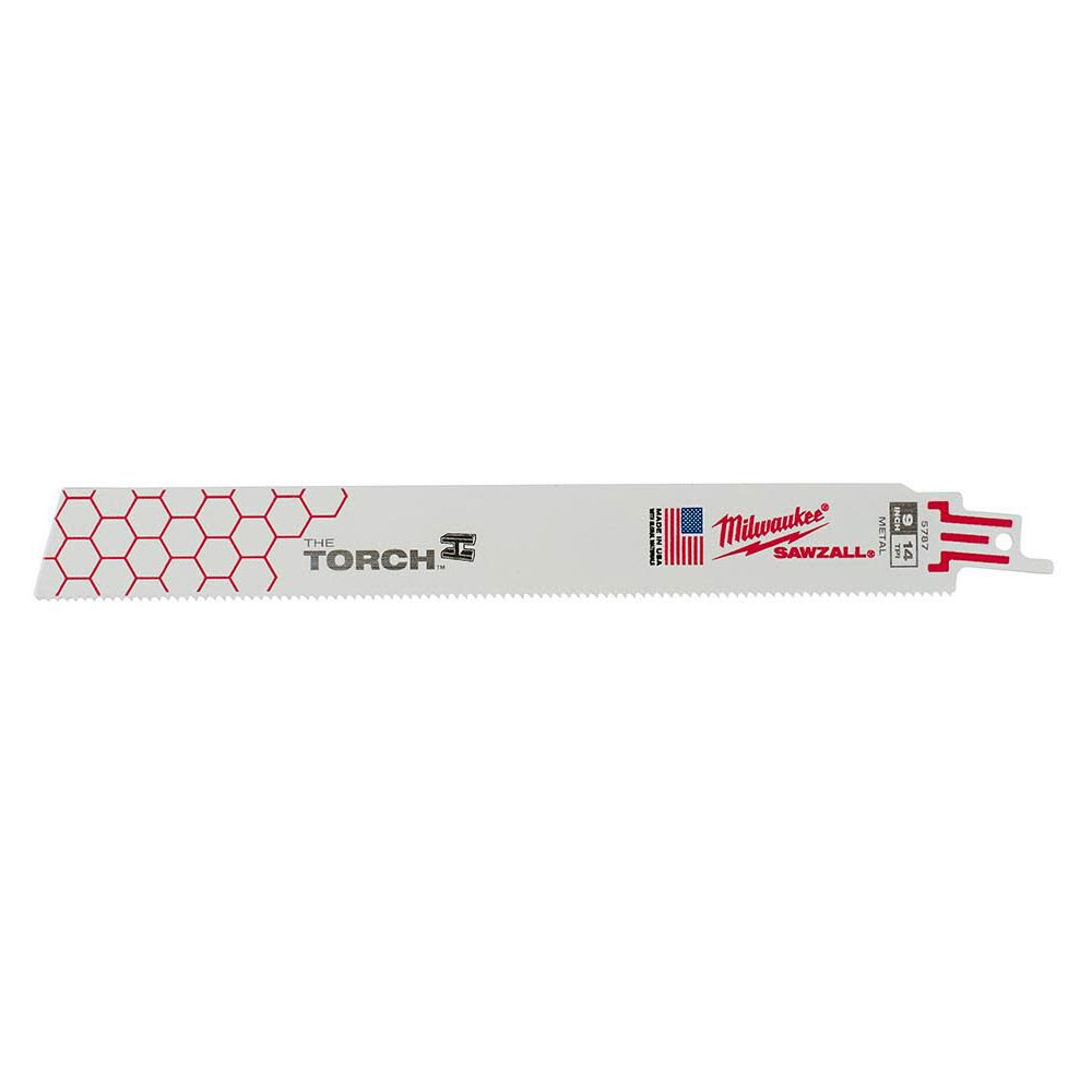 Main 1 - MILWAUKEE 9IN 14TPI SAWZALL TORCH BLADE 48-00-5787 - Arlington Coal & Lumber