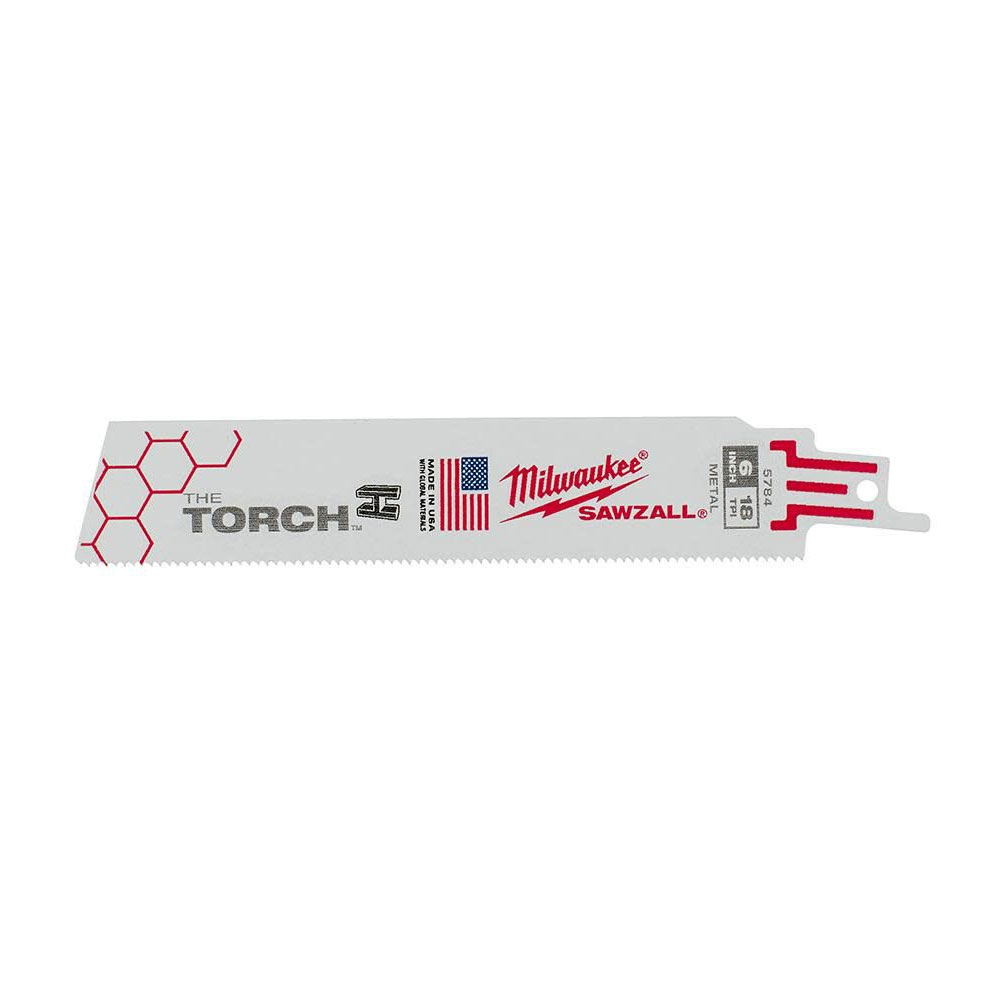 Main 1 - MILWAUKEE 6" (18-TPI) SAWZ-ALL TORCH BLADE 48-00-5784 - Arlington Coal & Lumber