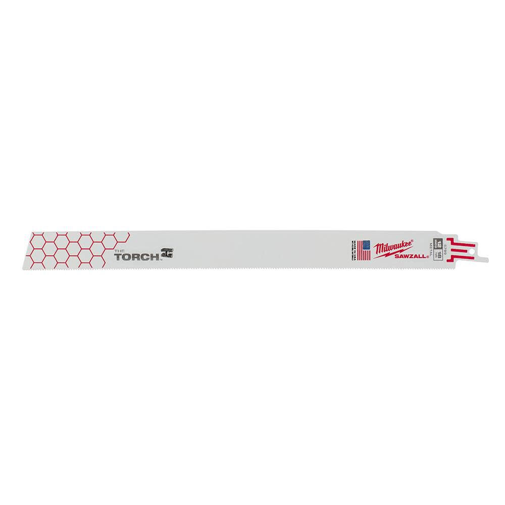 Main 1 - MILWAUKEE 12" (18-TPI) SAWZ-ALL TORCH BLADE (48-00-5789) - Arlington Coal & Lumber