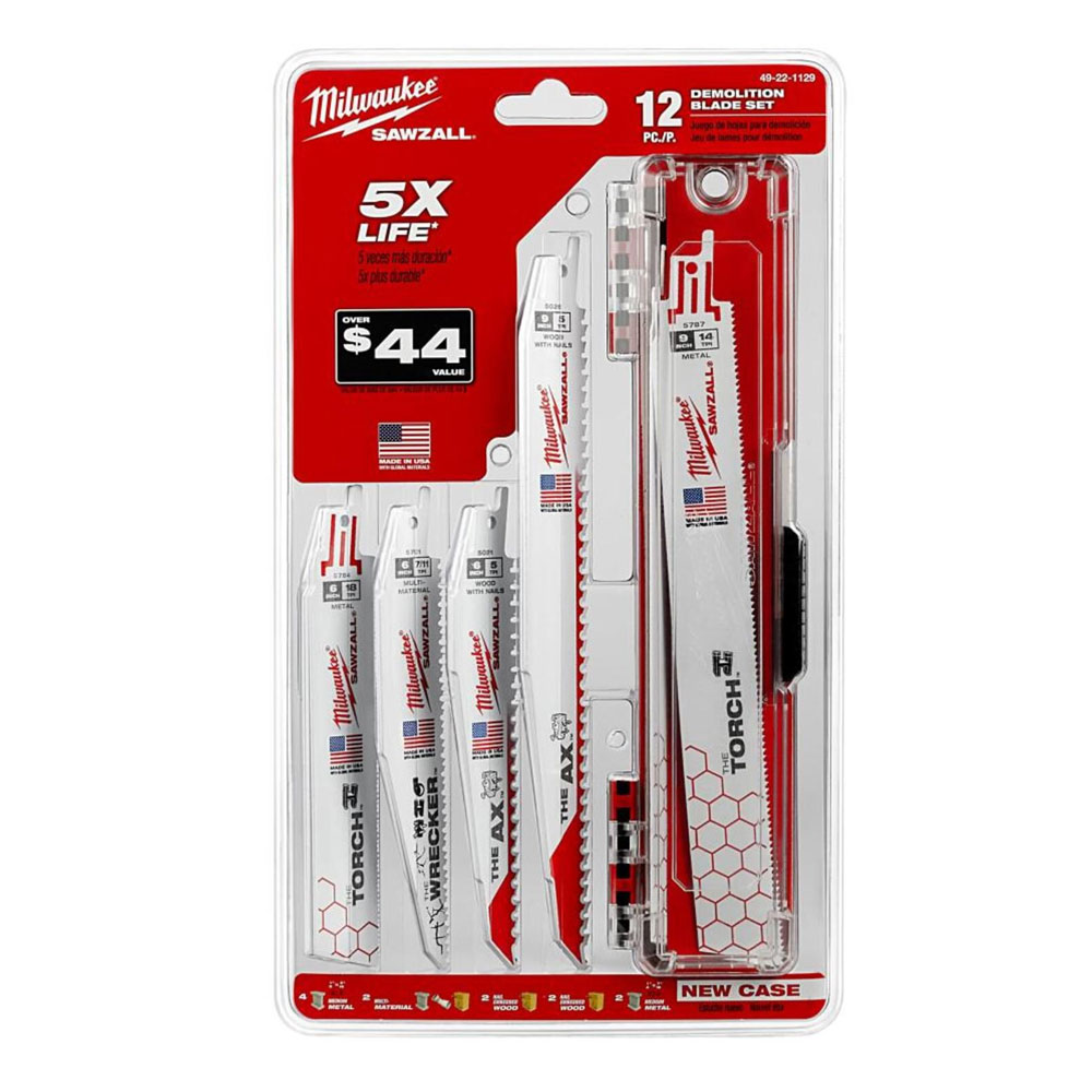 Main 1 - MILWAUKEE 49-22-1129 RECIP SAW BLADE KIT - Arlington Coal & Lumber