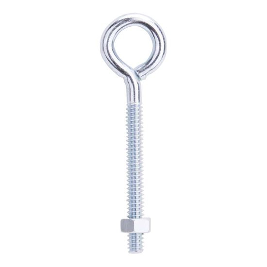 Main 1 - ZNC EYE BOLT W/NUTS 3/16X2-1/2 EYE BOLT STL 3/16X2-1/2IN ZINC - Arlington Coal & Lumber