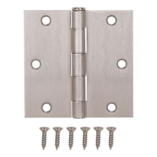 Main 1 - HINGE DOOR SQ RES 3.5IN SATNKL - Arlington Coal & Lumber