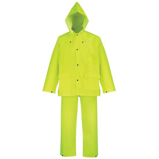 Main 1 - RAINSUIT POLYESTER YLW 3PC LRG - Arlington Coal & Lumber