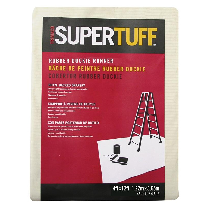 Main 1 - TRIMACO 4 X 12 FT HEAVY DUTY BUTYL DROP CLOTH (80207) - Arlington Coal & Lumber