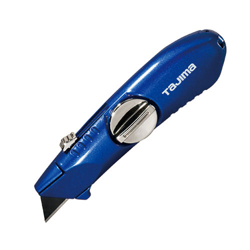 Main 1 - TAJIMA VR RETRACTABLE BLADE UTILITY KNIFE BLUE (VR-102B) - Arlington Coal & Lumber