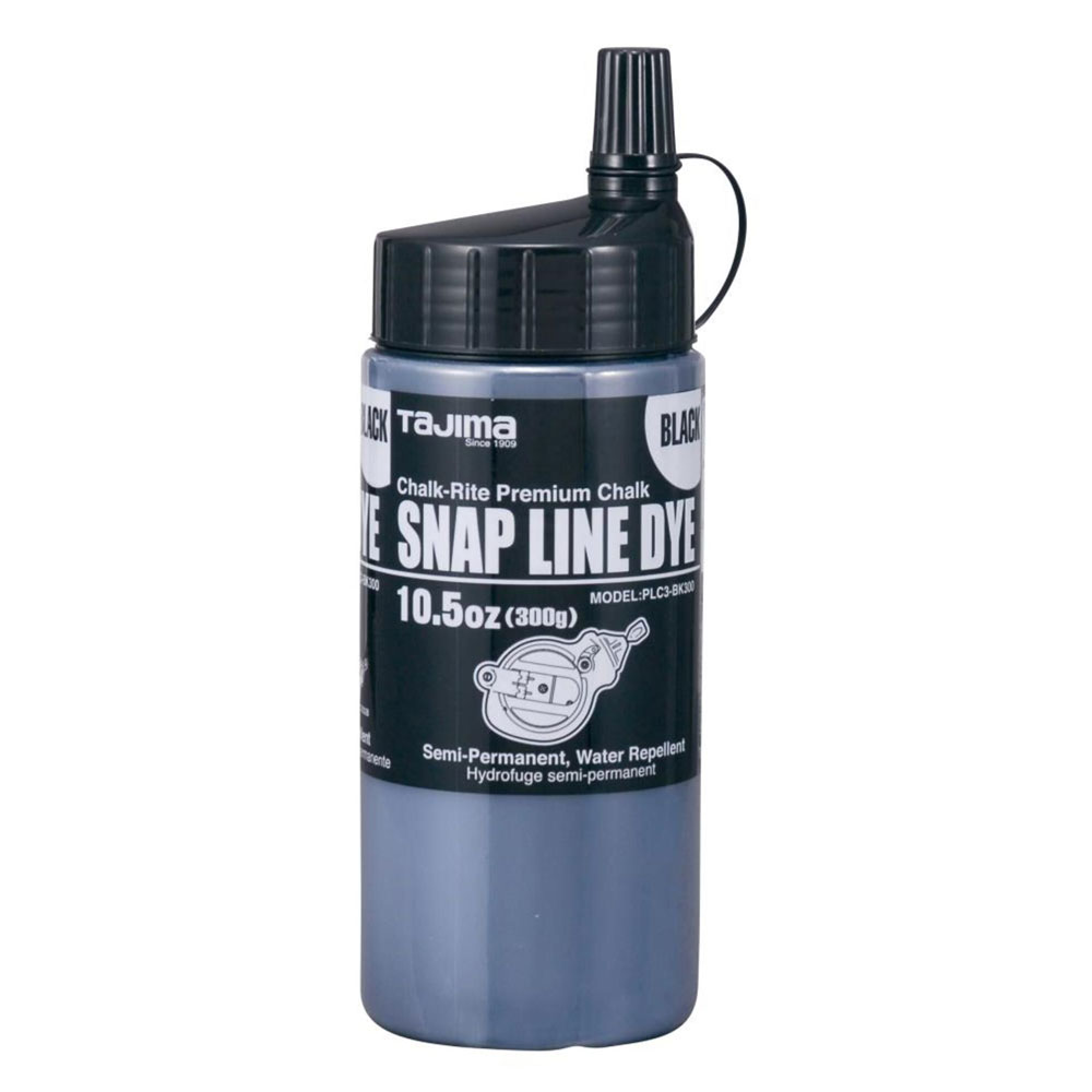 Main 1 - TAJIMA CHALK MARKING BLACK 10.5 OZ (PLC3-BK300) - Arlington Coal & Lumber