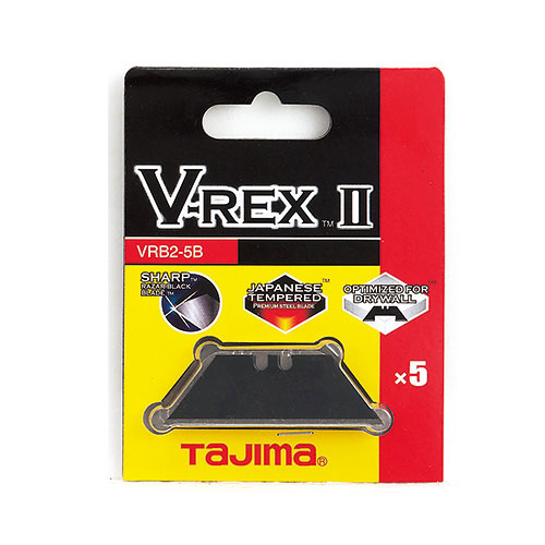 Main 1 - TAJIMA V-REX II 5PK PREMIUM UTILITY KNIFE BLADES (VRB2-5B) - Arlington Coal & Lumber