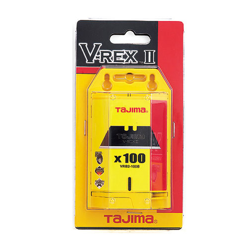 TAJIMA V-REX II 100PK PREMIUM UTILITY KNIFE BLADE (VRB2-100B) - Arlington Coal & Lumber