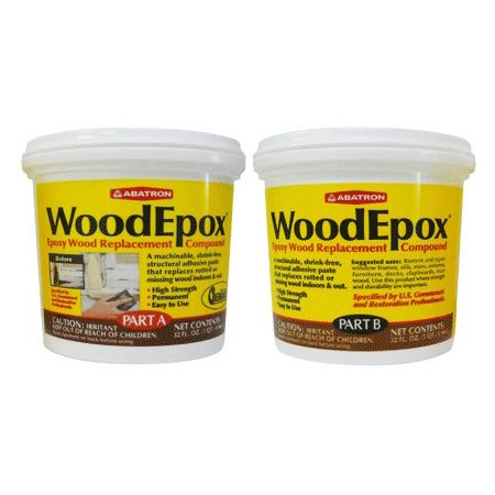 Main 1 - ABATRON WOOD-EPOX EPOXY WOOD REPLACEMENT COMPOUND  2-GAL. (1 GAL. EACH A & B) - Arlington Coal & Lumber