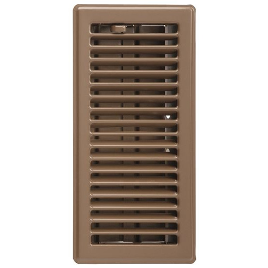 Main 1 - 4X10 BROWN FLOOR REGISTER - Arlington Coal & Lumber