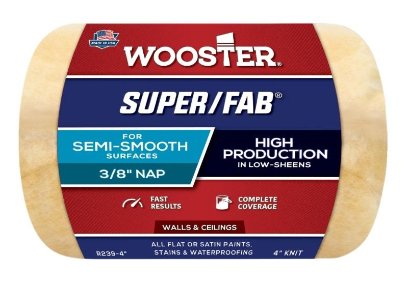 Main 1 - R239-4 ROLLER COVER 3/8 NAP ROLLER COVER FABRIC 4X3/8IN - Arlington Coal & Lumber