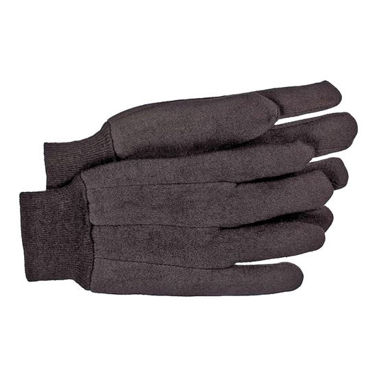 Main 1 - GLOVE JERSEY 10OZ BROWN LARGE - Arlington Coal & Lumber