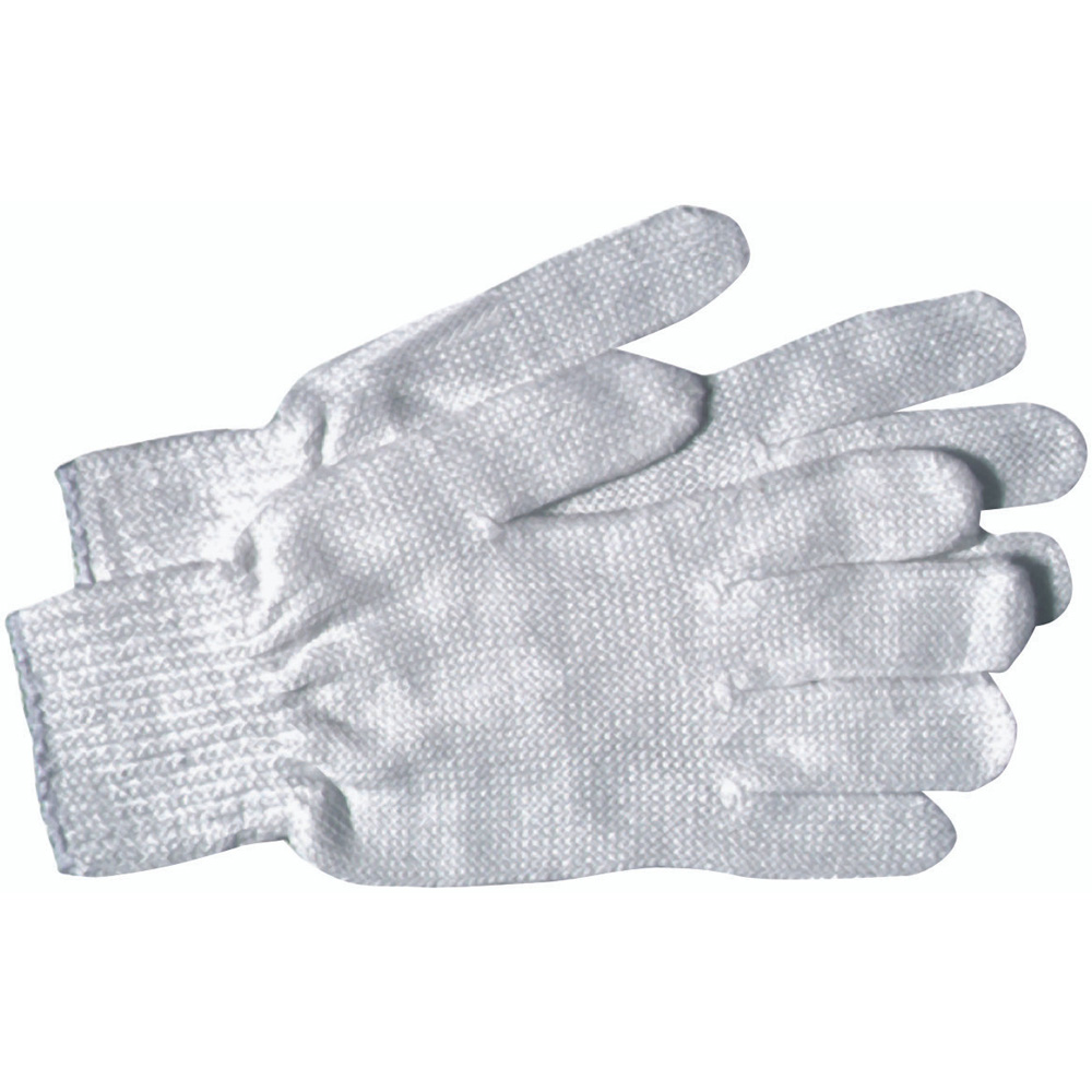 Main 1 - GLOVE MEN STRING KNIT WHITE - Arlington Coal & Lumber