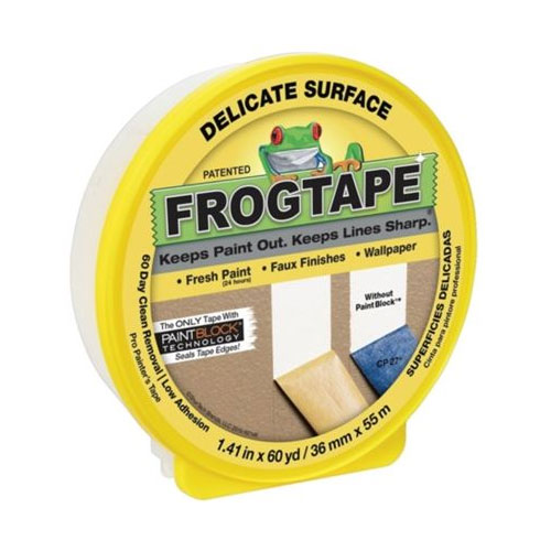 Main 1 - FROGTAPE 1.41" X 60-YDS DELICATE SURFACE PAINTER'S TAPE YELLOW (280221) - Arlington Coal & Lumber