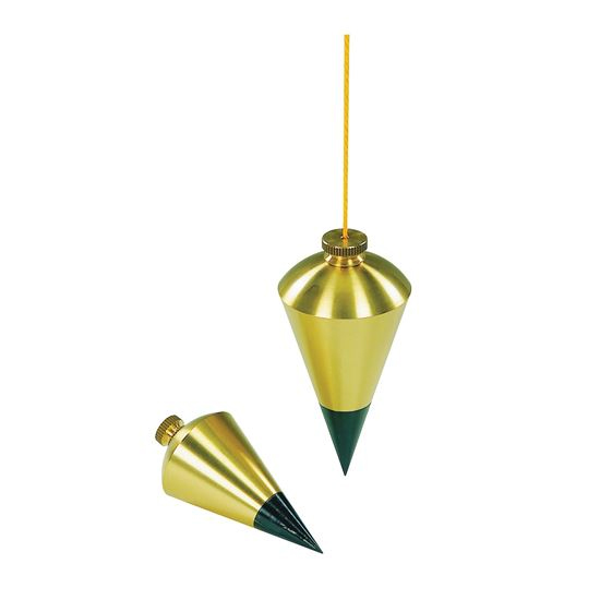 Main 1 - BOB PLUMB 8 OZ CONE SLD BRASS - Arlington Coal & Lumber