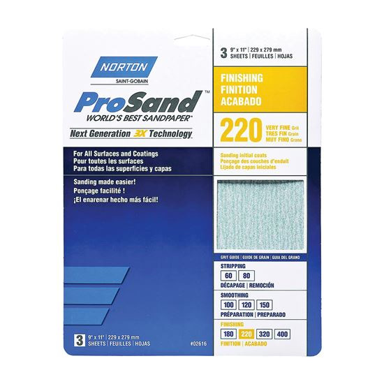 Main 1 - SANDPAPER AL OXIDE 9X11IN P220 - Arlington Coal & Lumber