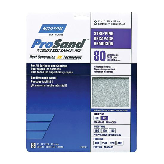 Main 1 - SANDPAPER AL OXIDE 9X11IN P80 - Arlington Coal & Lumber