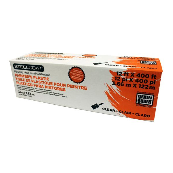 Main 1 - 12' X 400' X .0035  PAINTERS POLY (ORANGE) - Arlington Coal & Lumber