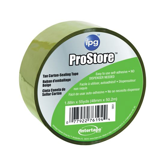 Main 1 - 9851 TAN CARTON TAPE 1.9X55YD - Arlington Coal & Lumber