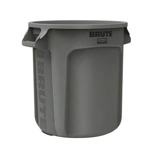 Main 1 - RUBBERMAID BRUTE 10-GAL REFUSE CONTAINER GRAY (FG261000GRAY) - Arlington Coal & Lumber