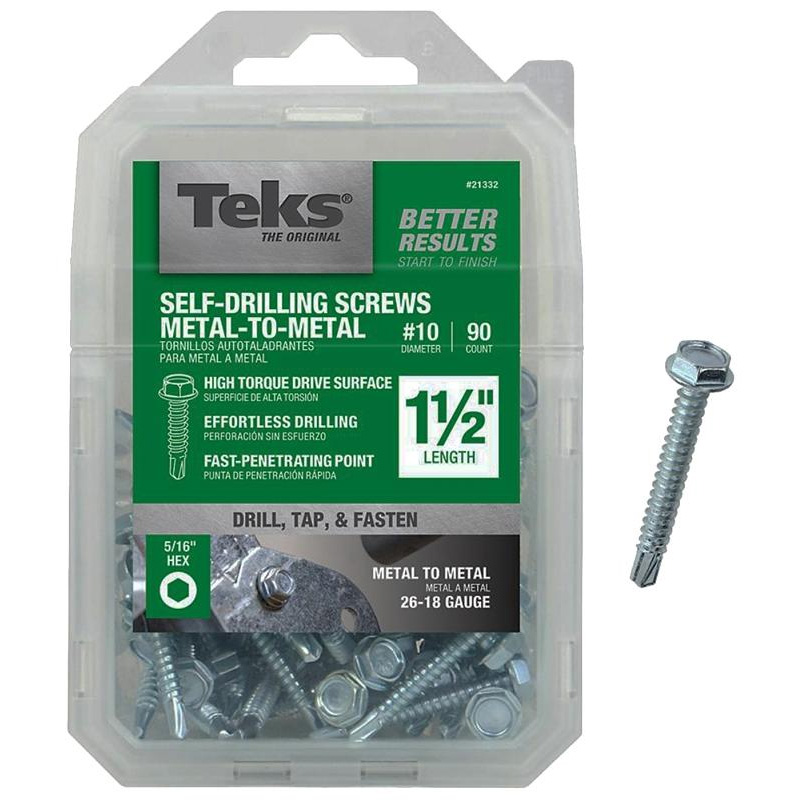Main 1 - SCRW MTL SELF-TAP HEX 10X1-1/2 - Arlington Coal & Lumber