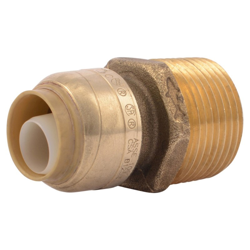Main 1 - SHARKBITE CONNECTOR 1/2 IN MNPT 3/4 IN MNPT (U116LFA) - Arlington Coal & Lumber