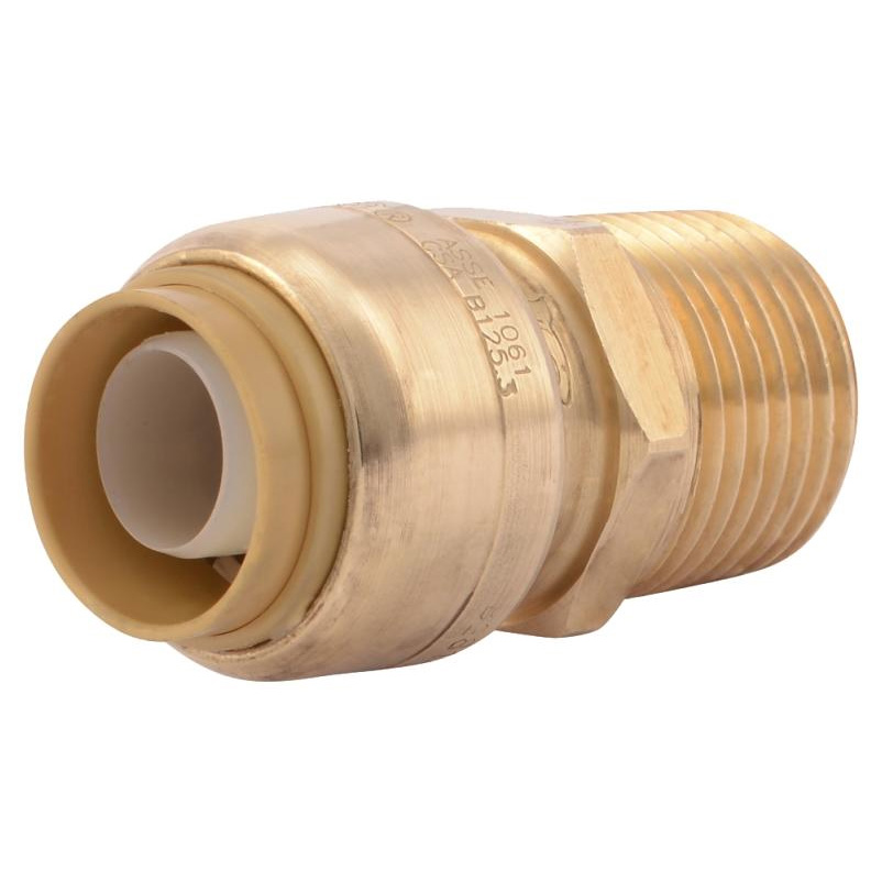 Main 1 - SHARKBITE CONNECTOR 1/2 IN MNPT 1/2 IN MNPT (U120LFA) - Arlington Coal & Lumber