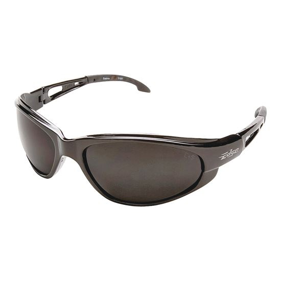 Main 1 - (SW116) DAKURA BLACK W/SMOKE LENS EDGE SAFETY GLASSES  - Arlington Coal & Lumber