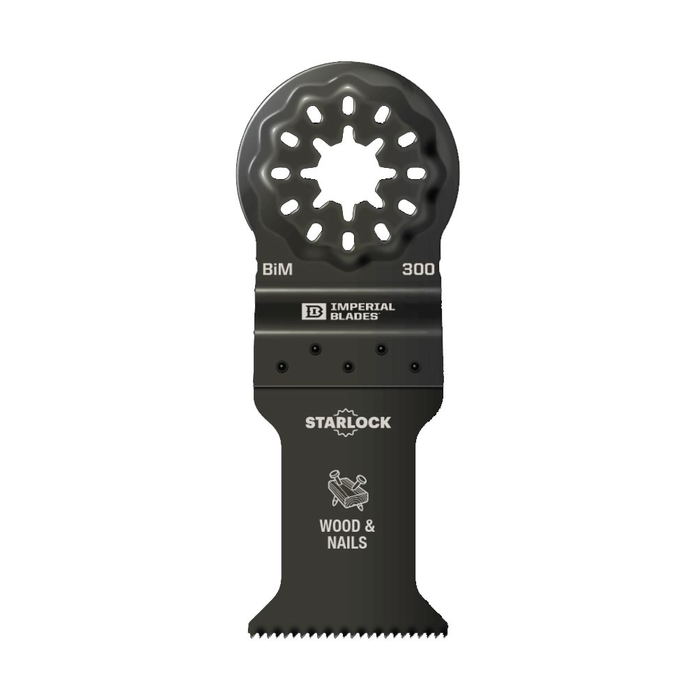 Main 1 - IBSL300-1 IMPERIAL BLADE 1-3/8 WOOD/NAIL 1PK STARLOCK - Arlington Coal & Lumber