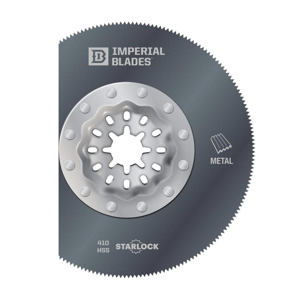 Main 1 - IBSL410-1 IMPERIAL BLADE 3-3/8 SEGMENTED HSS 1PK STARLOCK - Arlington Coal & Lumber