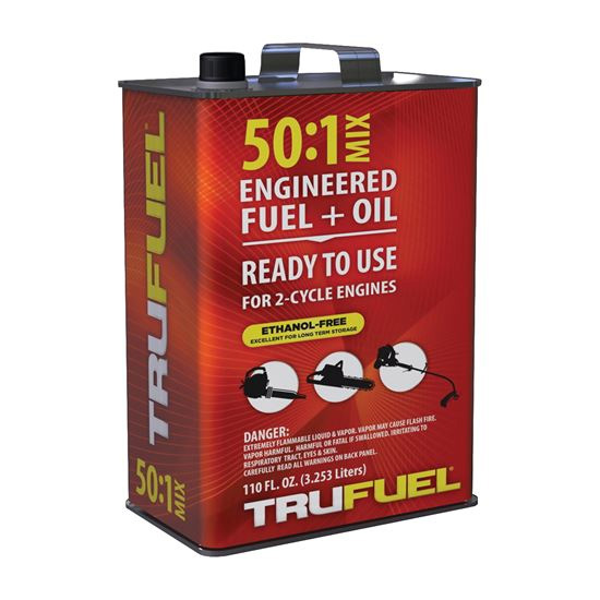 Main 1 - TRUFUEL 50:1 RATIO 2-CYCLE ENGINEERED FUEL+OIL 110 OZ. (RED) - Arlington Coal & Lumber