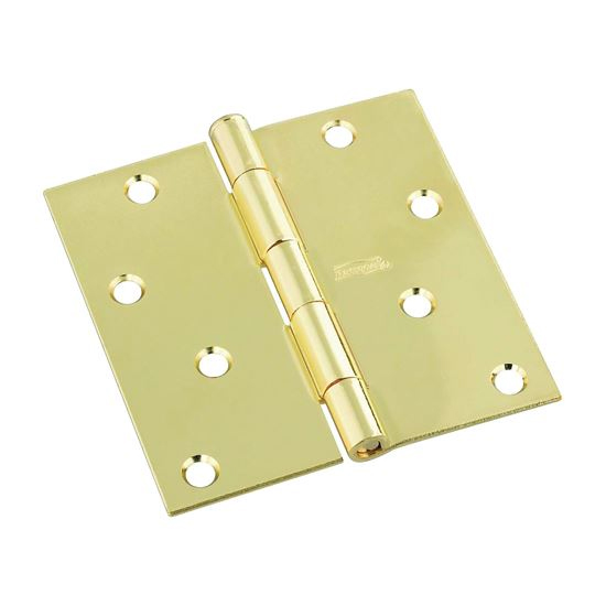 Main 1 - 830213 HINGE DR 4IN SQ CNR PB HINGE DOOR 4IN SQ CNR POL BRS - Arlington Coal & Lumber