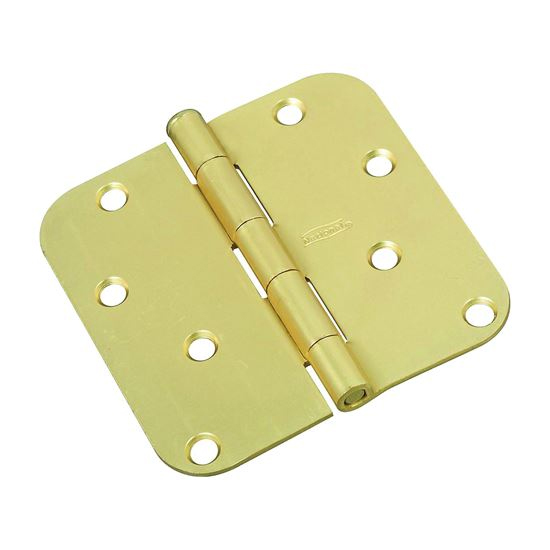 Main 1 - 830224 HINGE DR 3-1/2IN S BRS HINGE DOOR 3-1/2 5/8 RC BRASS - Arlington Coal & Lumber