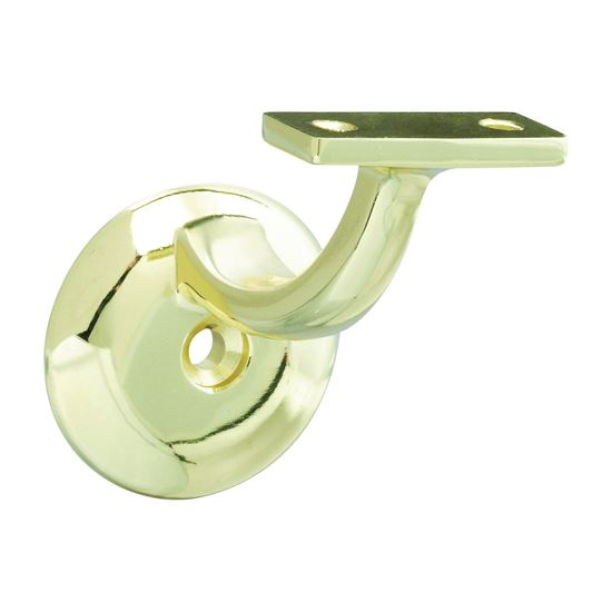 Main 1 - N830-126 BRACKET HANDRAIL 1PC HANDRAIL BRACKETS PLSHD BRS - Arlington Coal & Lumber