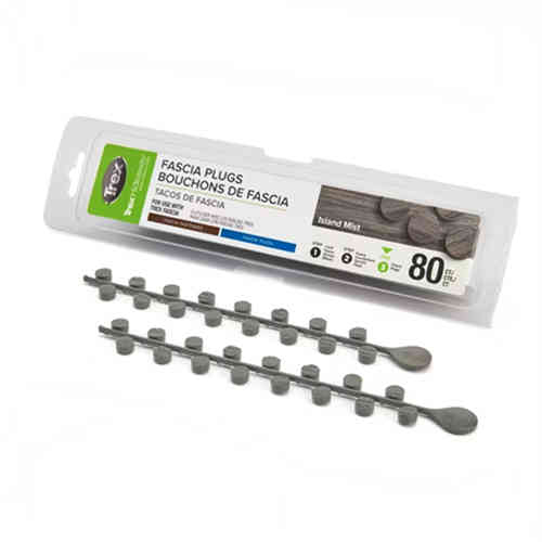 Main 1 - Trex® Fascia Plugs Island Mist - 80 count/pack - Arlington Coal & Lumber