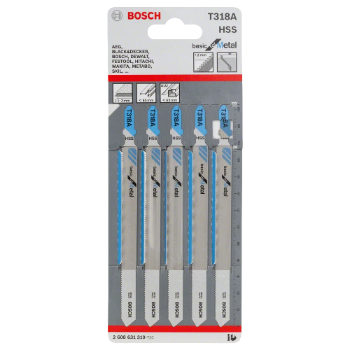 Main 3 - T318A 5.25" JIGSAW BLADE 5/PK5 - Arlington Coal & Lumber