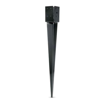 Main 1 - SIMPSON FPBS44 4X4 POST BASE SPIKE BLACK POWDER-COATED (4/CTN) - Arlington Coal & Lumber
