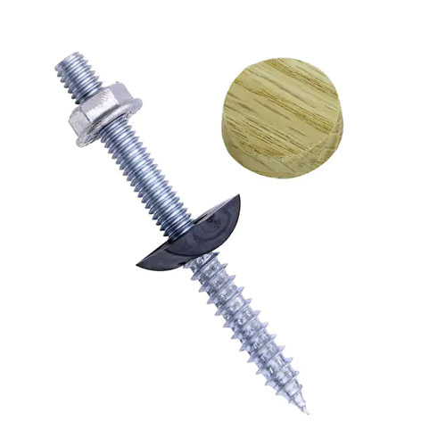Main 1 - 9400K 5/16" X 3-1/2" OAK  RAIL BOLT KIT (3001) - Arlington Coal & Lumber