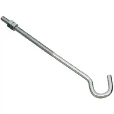 221705 HOOK BOLT 3/8X10IN ZINC BOLT J-HOOK 3/8X10IN ZINC - Arlington Coal & Lumber