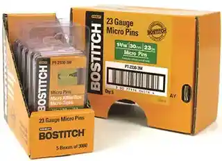 Main 1 - BOSTITCH PT-2330-3M 1-1/4" 23 GA. HEADLESS PIN (2.6M) (SKU: GR114PIN) - Arlington Coal & Lumber